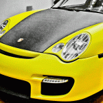 Porsche 911 turbo amarillo mate
